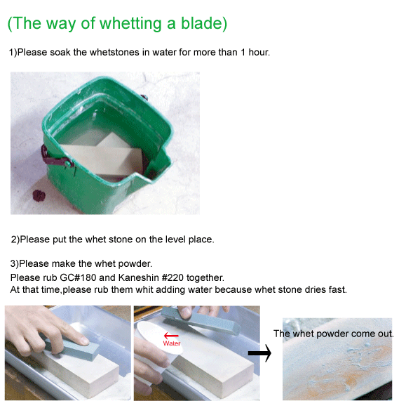 [KANESHIN of bonsai tool]KANESHIN coarse whetstone set