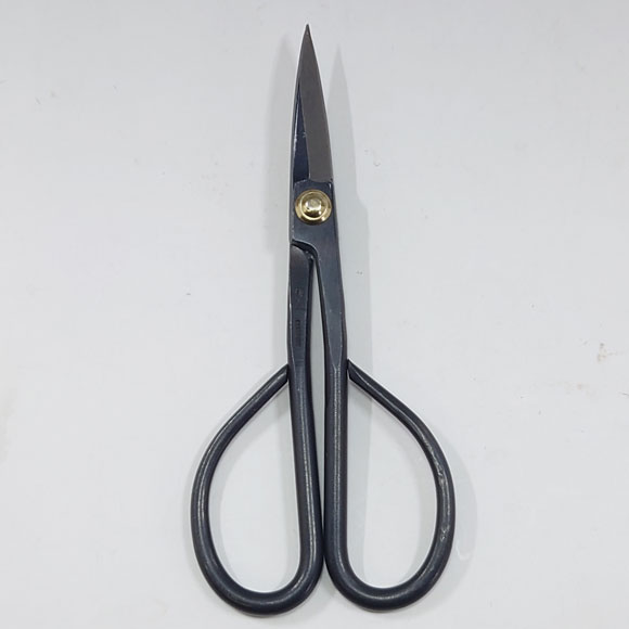 Bonsai Trimming Scissors with Shinogi ( KANESHIN ) “Length 165mm" No.34E