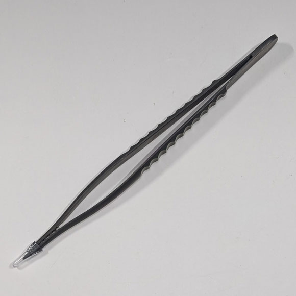 Bonsai black oxide stainless surgical tweezers "KANESHIN" "Length 180mm " No.64LJ